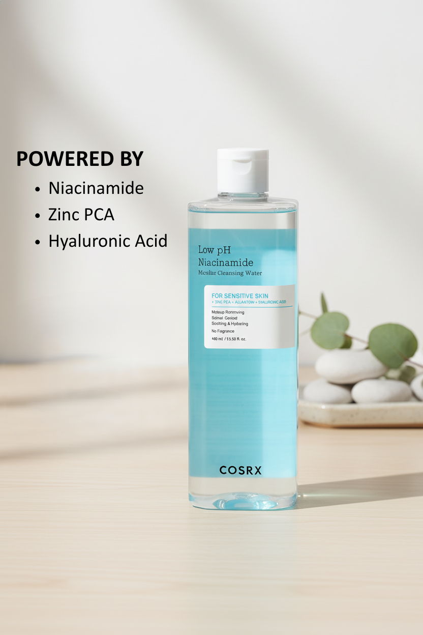 Low pH Niacinamide Micellar Cleansing Water