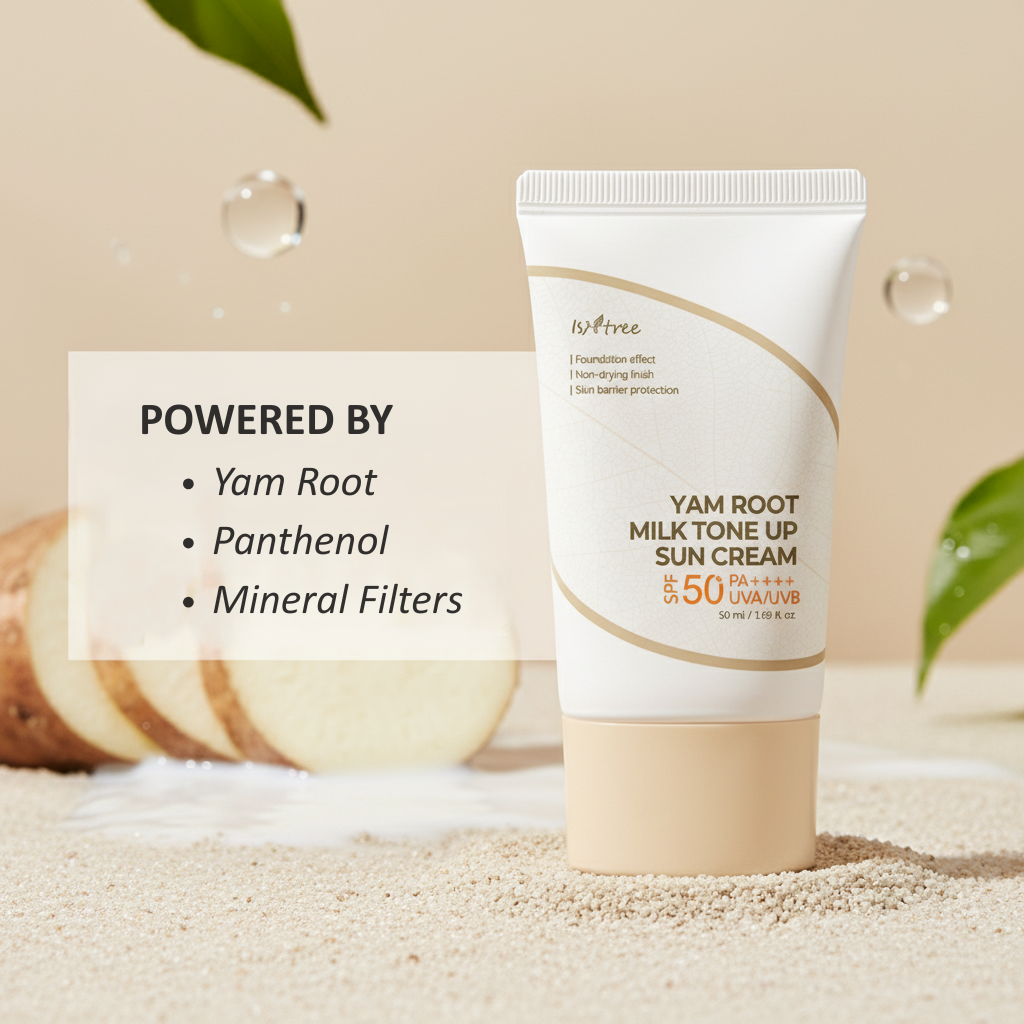 Yam Root Milk Tone Up Sun Cream SPF50+ PA++++