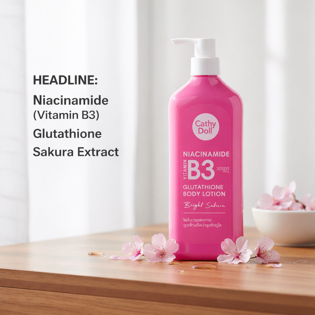 Niacinamide Vitamin B3 Glutathione Body Lotion