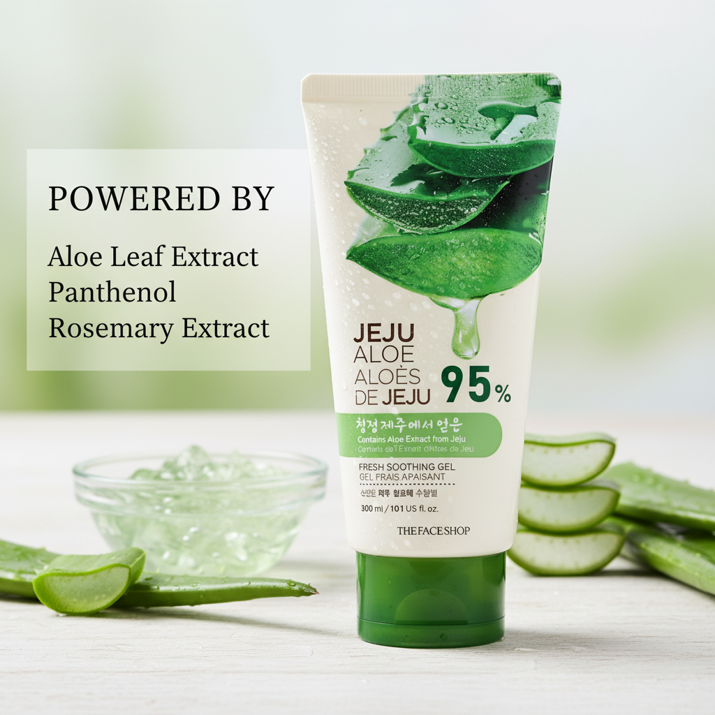 Jeju Aloe Fresh Soothing Gel Tube