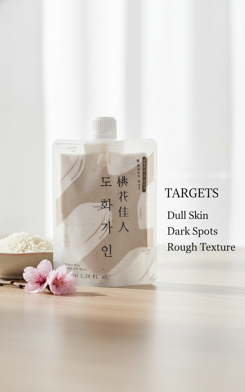 White Rice Wash Off Mask