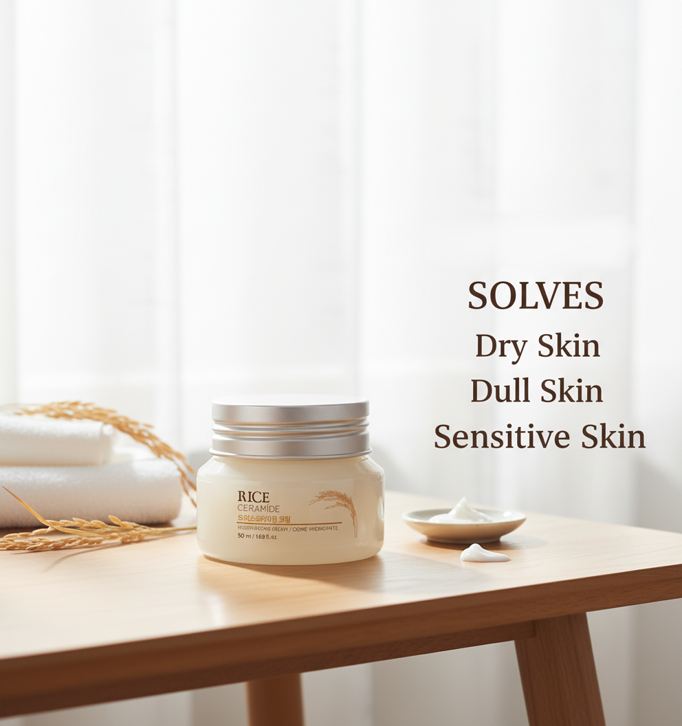 Rice & Ceramide Moisturizing Cream