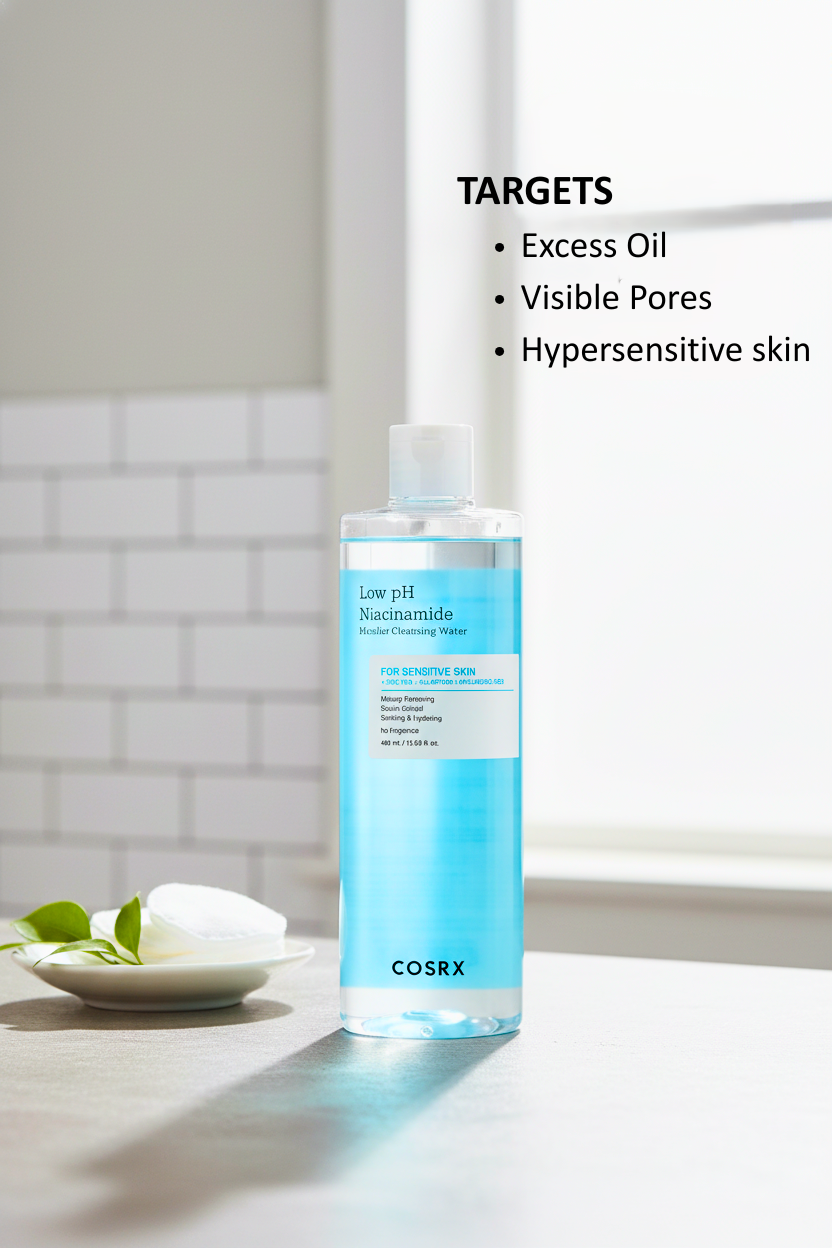 Low pH Niacinamide Micellar Cleansing Water