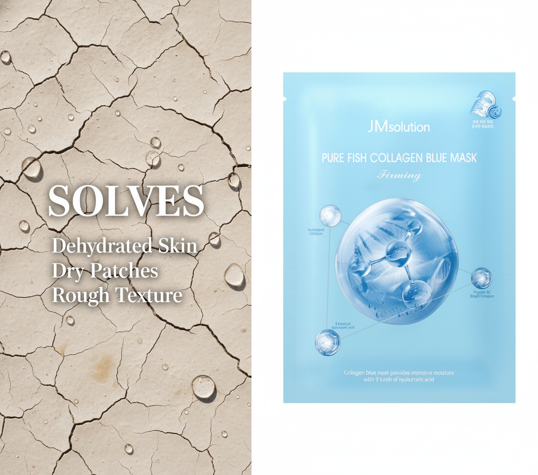 Pure Fish Collagen Blue Mask