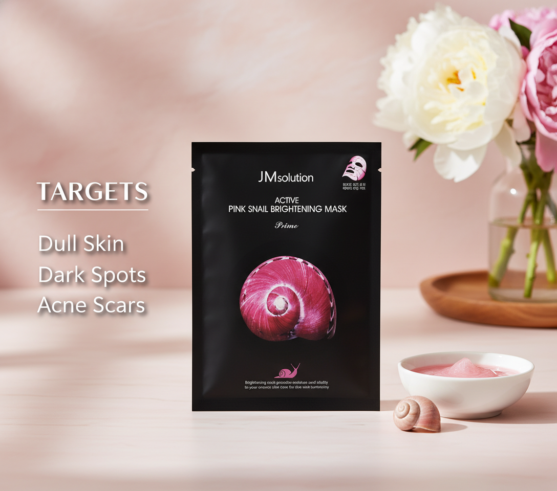 Active Pink Snail Brightening Mask 30ml