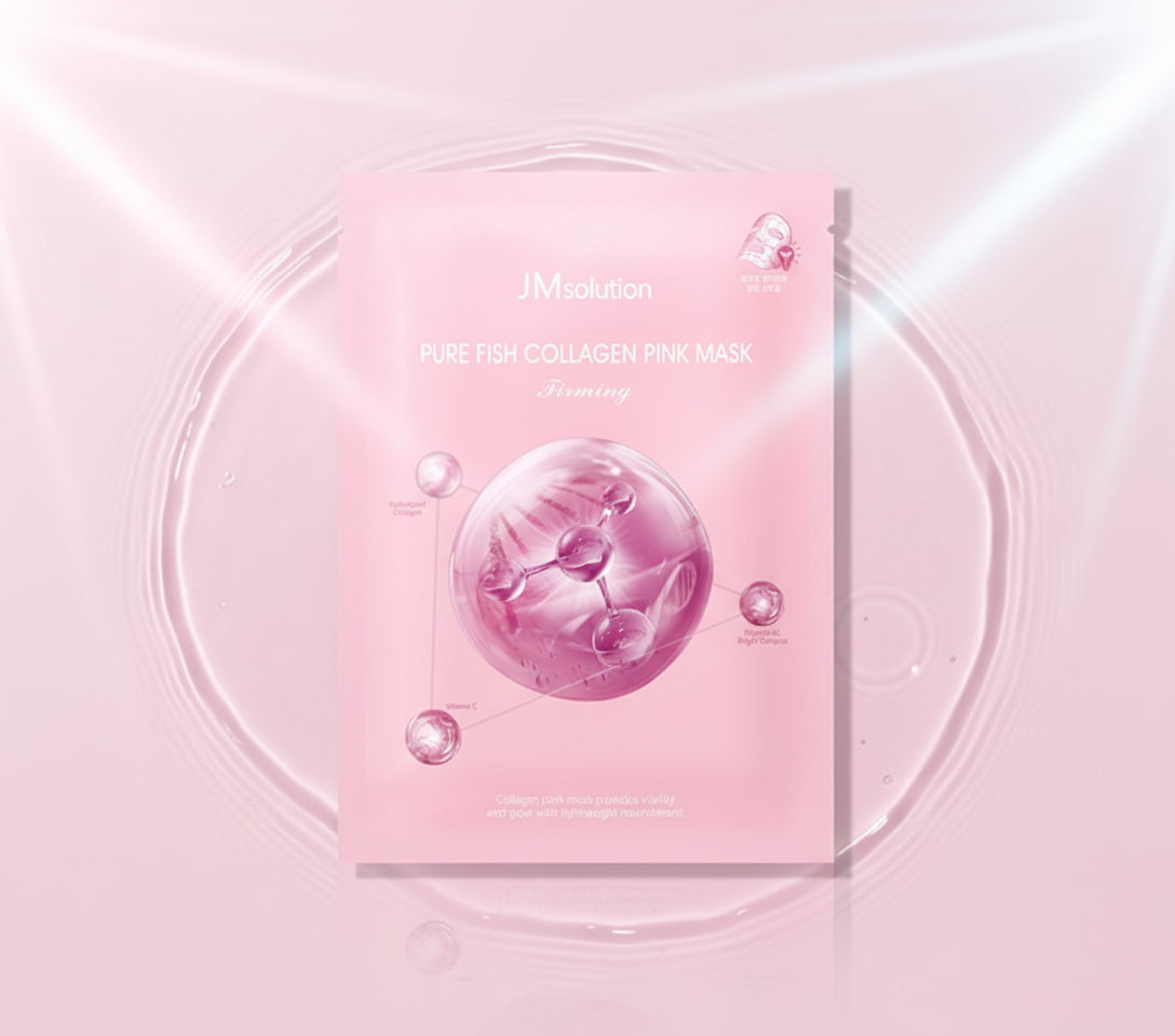 Pure Fish Collagen Pink Mask