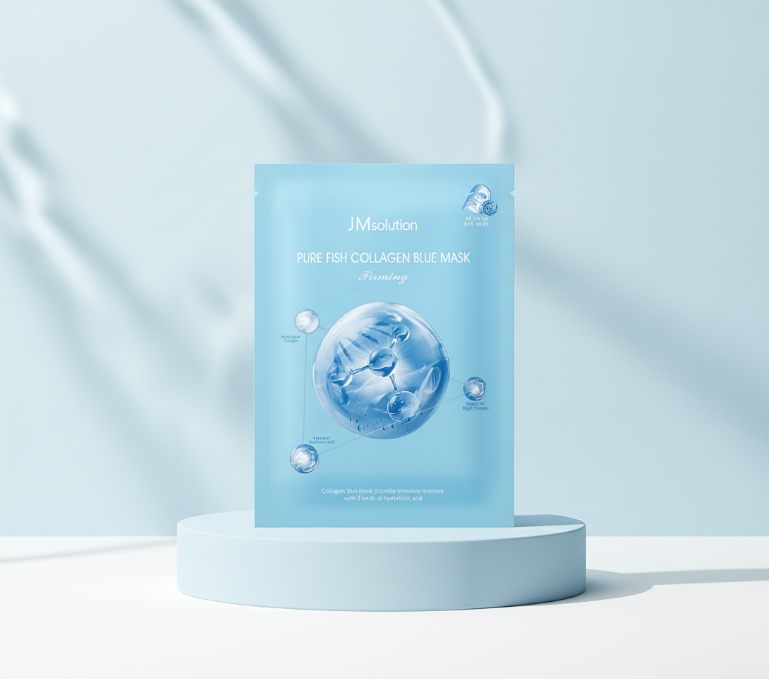 Pure Fish Collagen Blue Mask