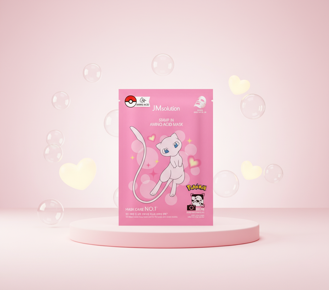JMsolution X Pokemon Stamp In Amino Acid Mask