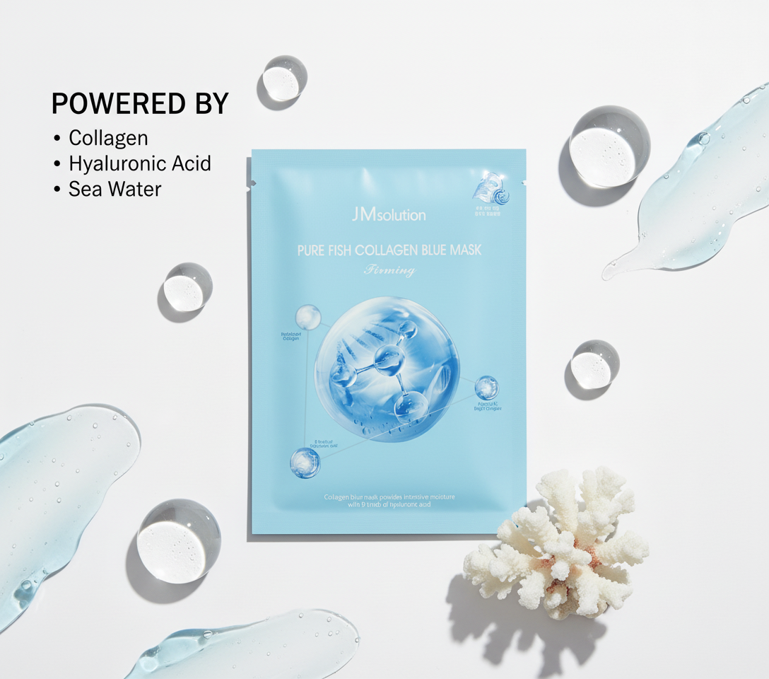 Pure Fish Collagen Blue Mask