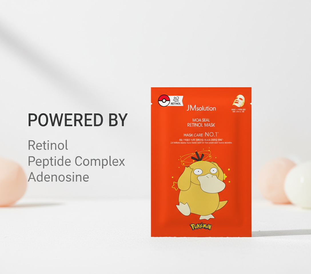 JMsolution X Pokemon Moa Seal Retinol Mask