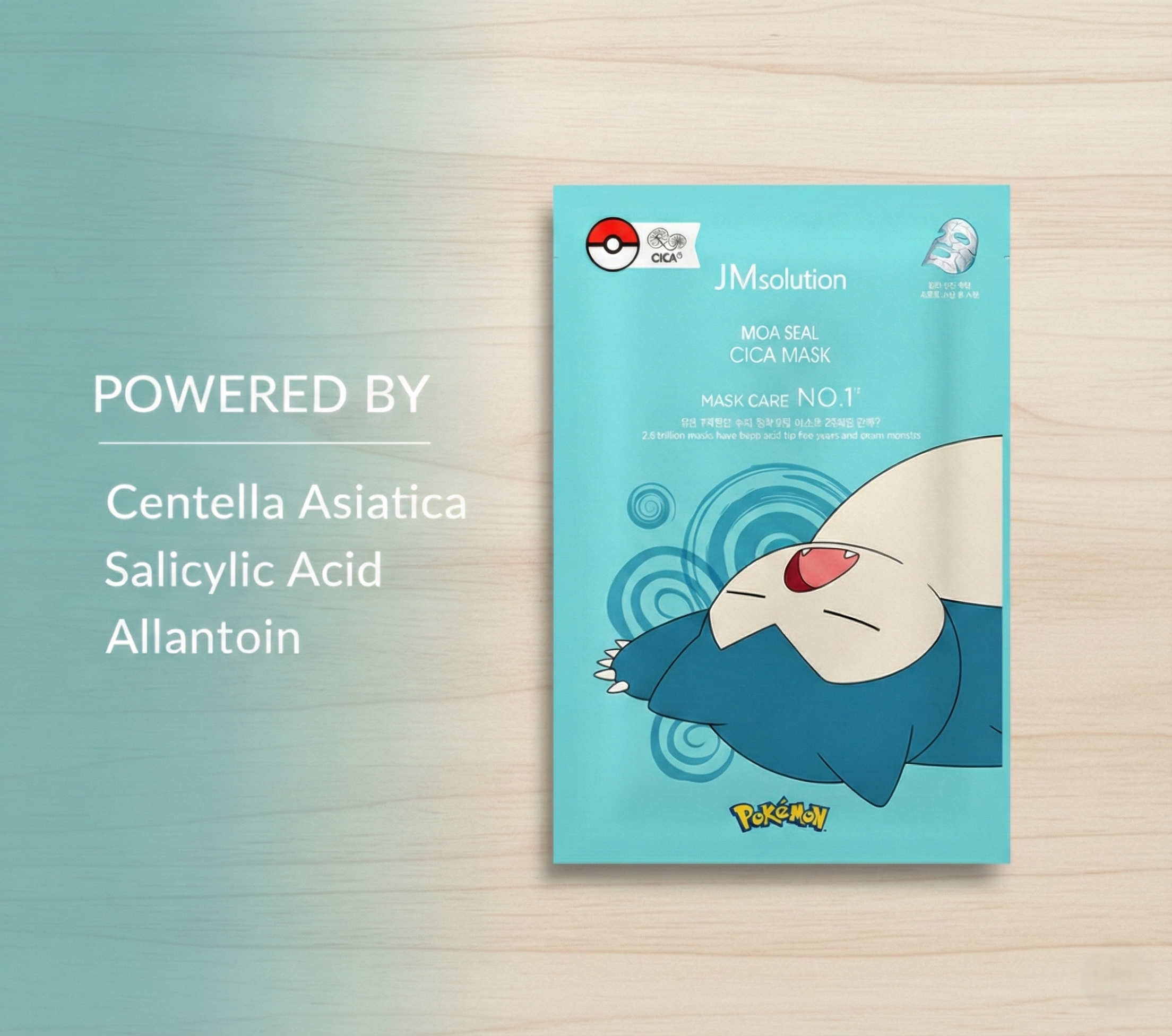 JMsolution X Pokemon Moa Seal Cica Mask