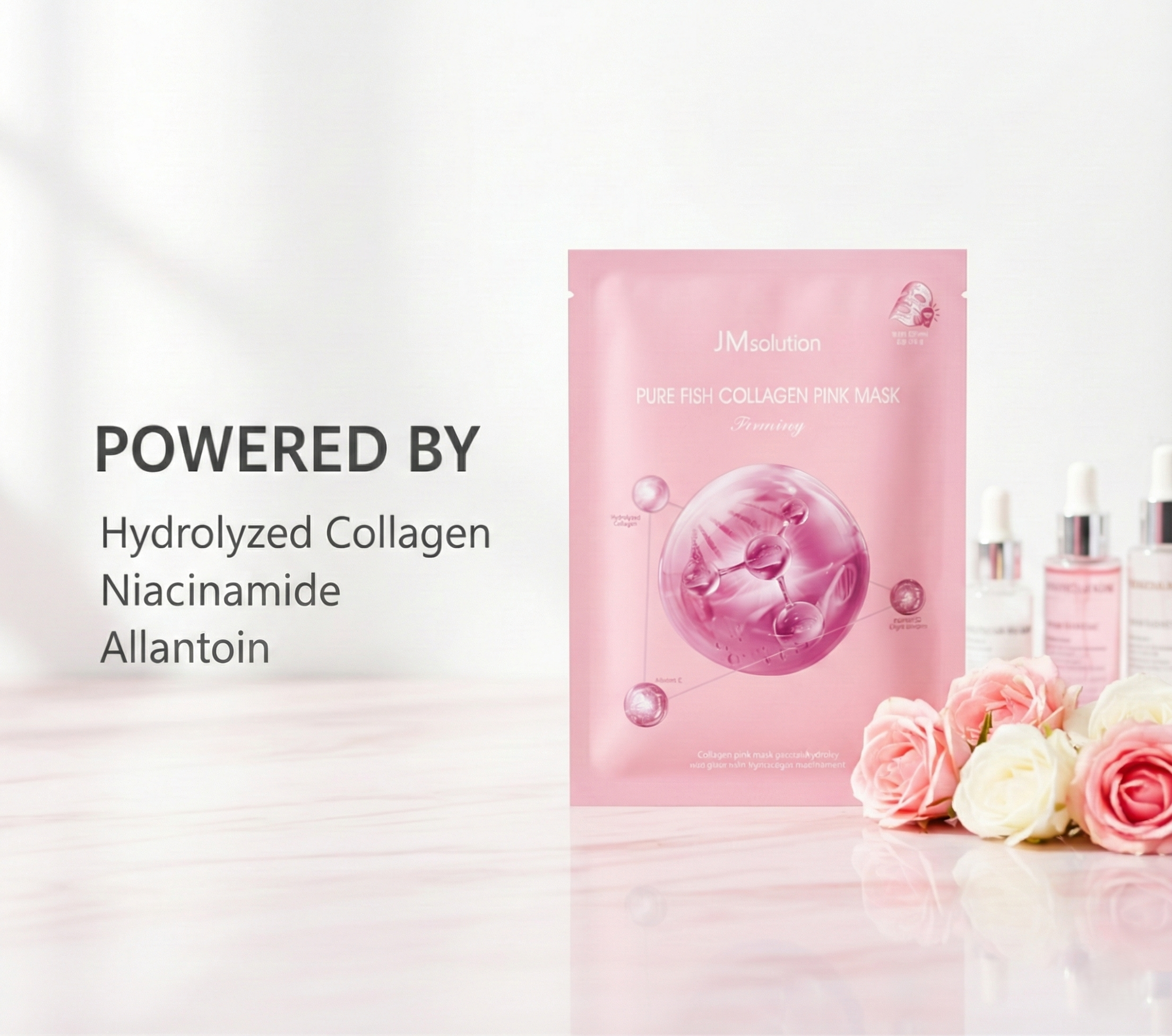 Pure Fish Collagen Pink Mask